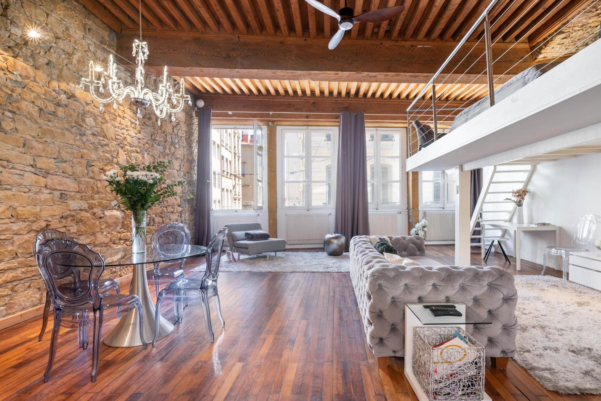 Le Carre Merciere , Appartements De Luxe Au Coeur De Lyon, Loft Et Studio Exterior photo